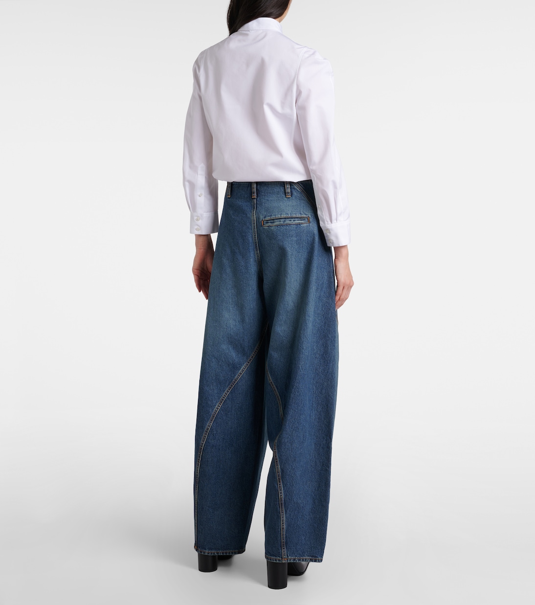 Mid-rise wide-leg jeans | Alaïa