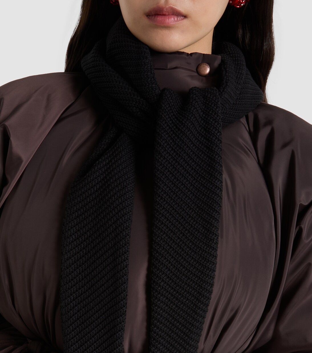 Belted hooded puffer jacket | Magda Butrym