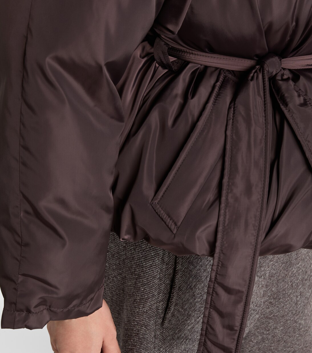 Belted hooded puffer jacket | Magda Butrym