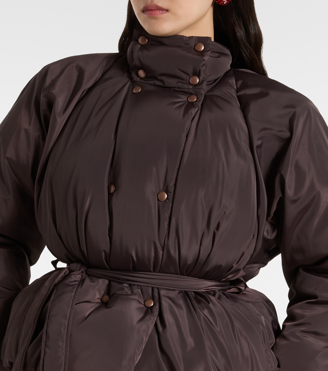 Belted hooded puffer jacket | Magda Butrym