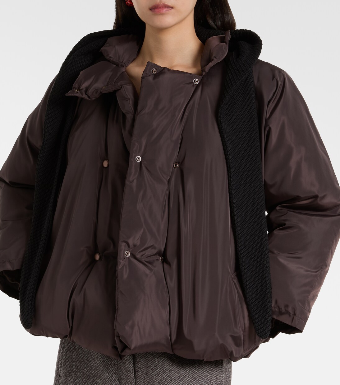 Belted hooded puffer jacket | Magda Butrym
