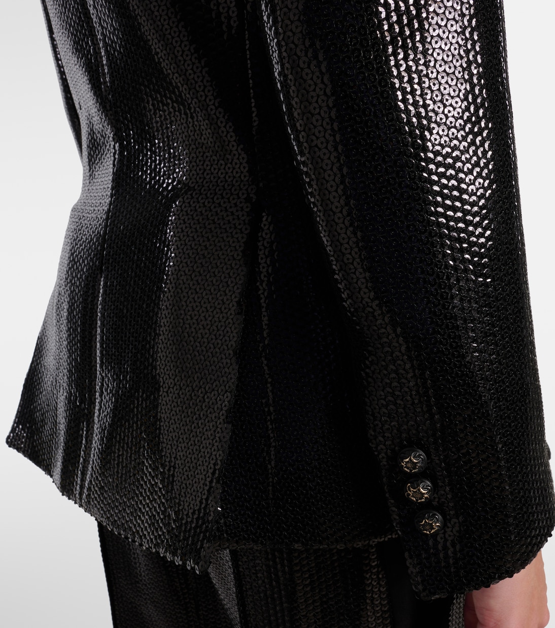 Sequined satin blazer | Elie Saab