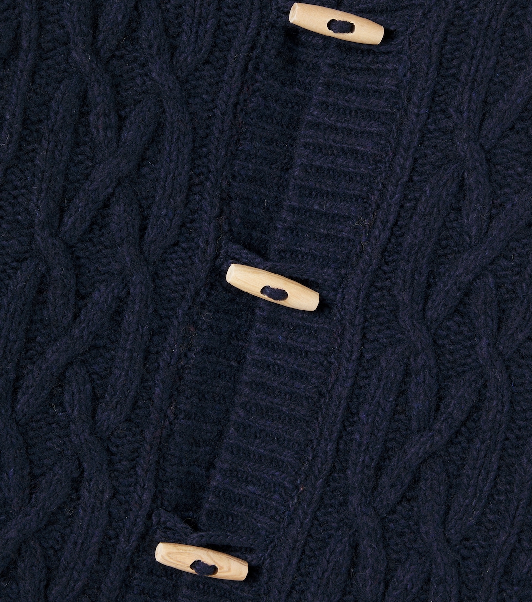 Maria cable-knit wool-blend cardigan | The New Society