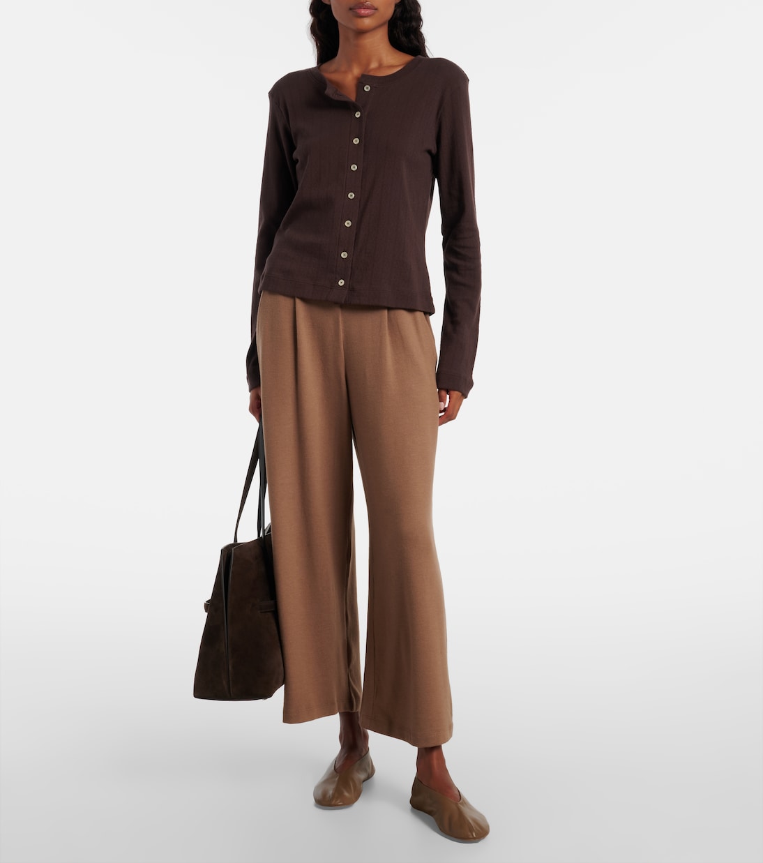 Cardigan aus Pointelle-Strick | Leset