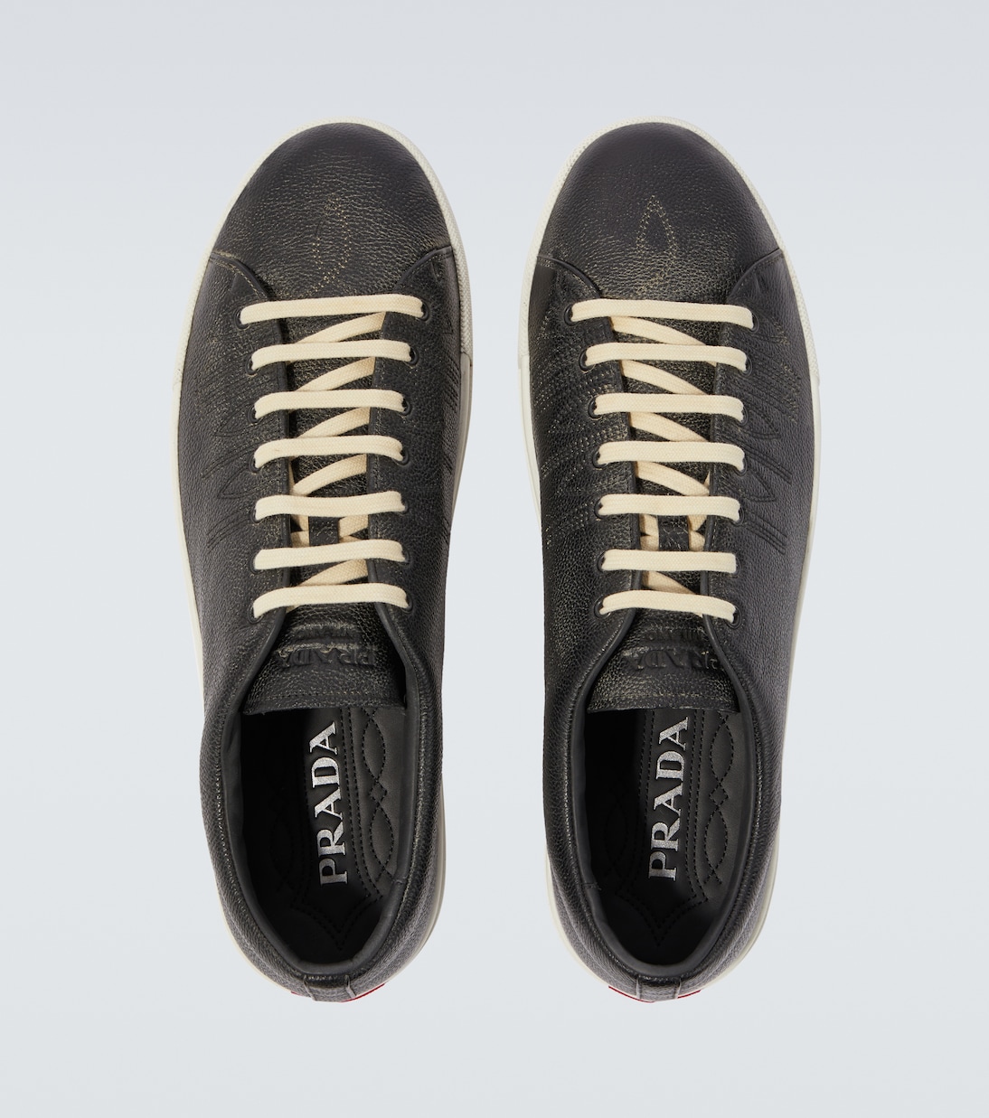 Leather sneakers | Prada