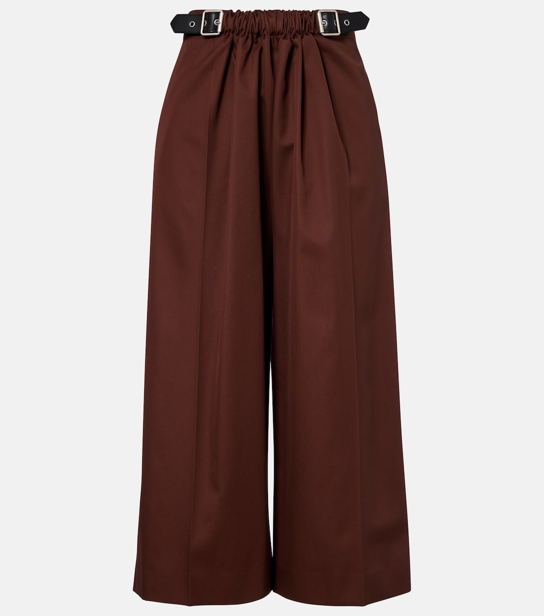 High-rise cotton and silk culottes | Loewe