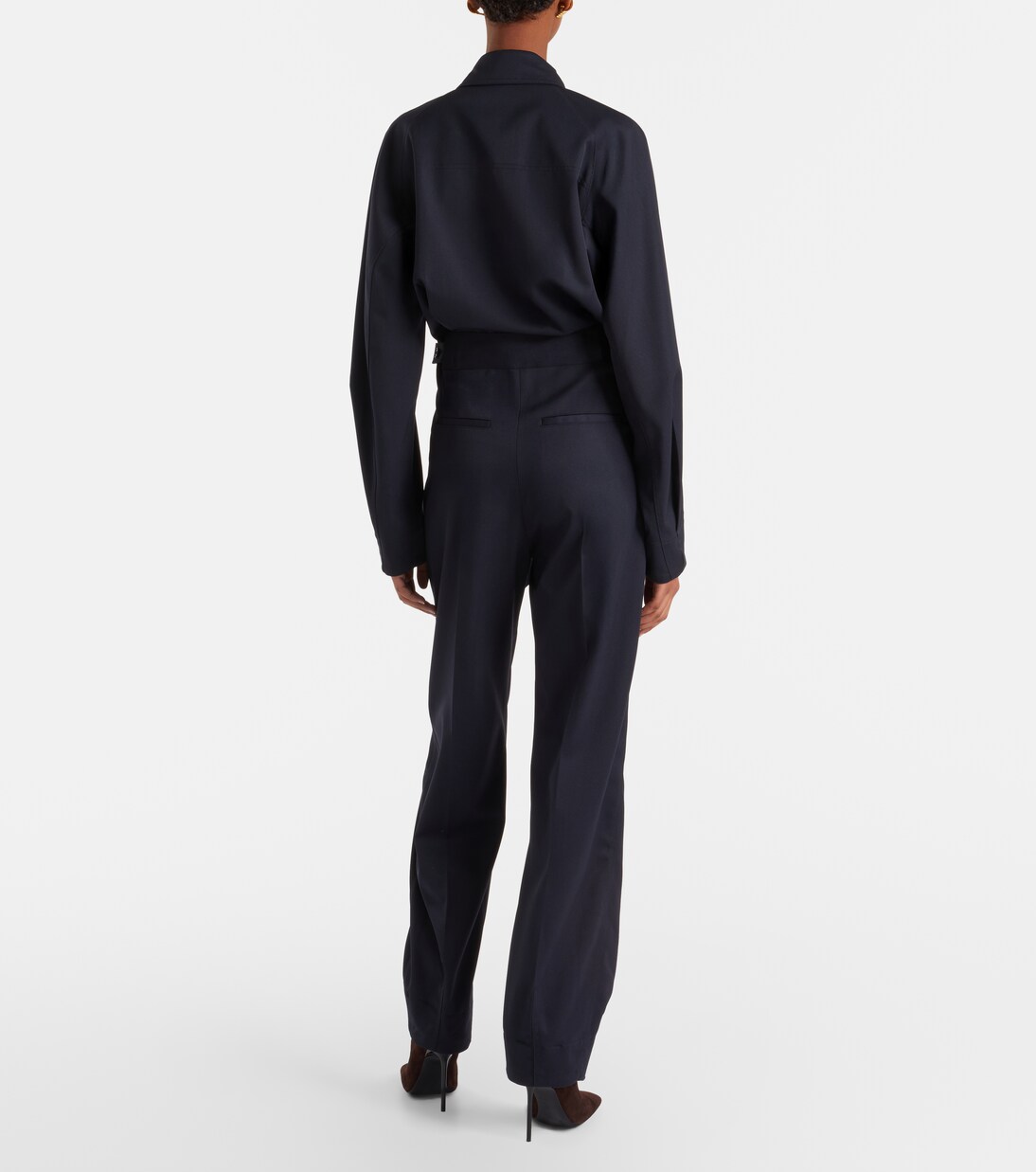 Wool-blend jumpsuit | Victoria Beckham