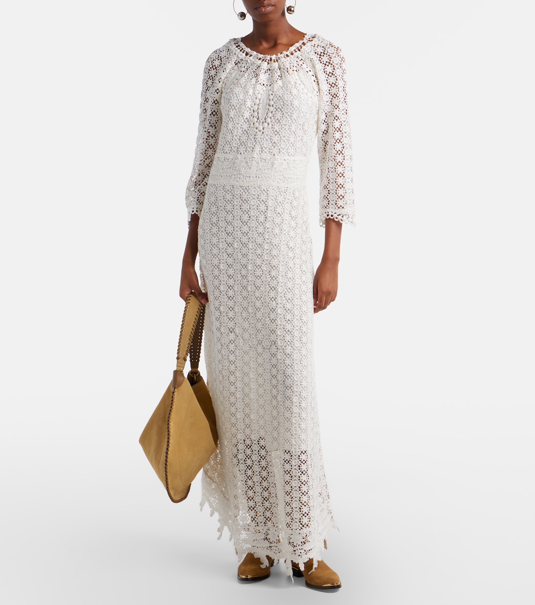 Hayra cotton guipure lace minidress | Isabel Marant