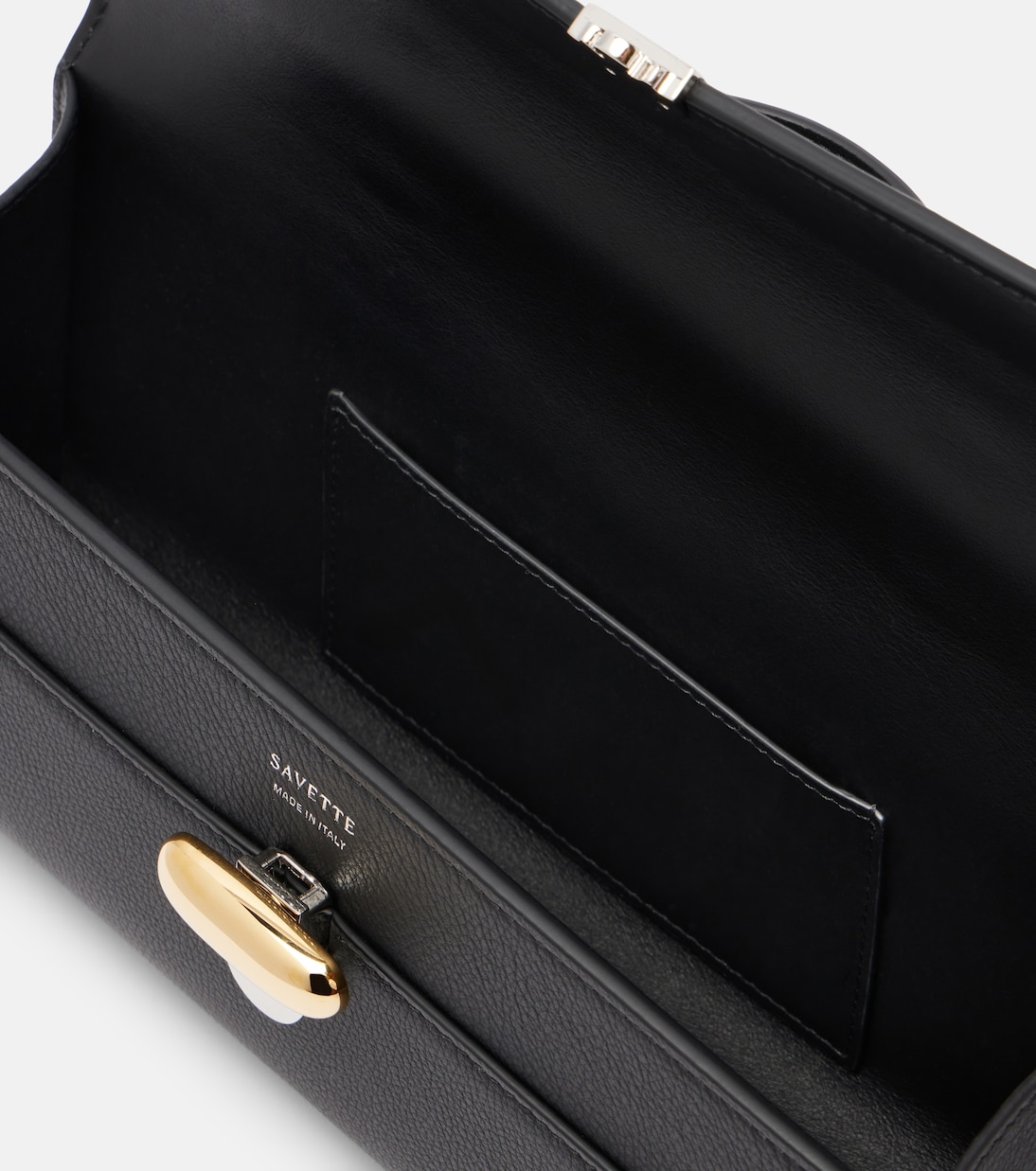 Symmetry Slim leather top-handle bag | Savette