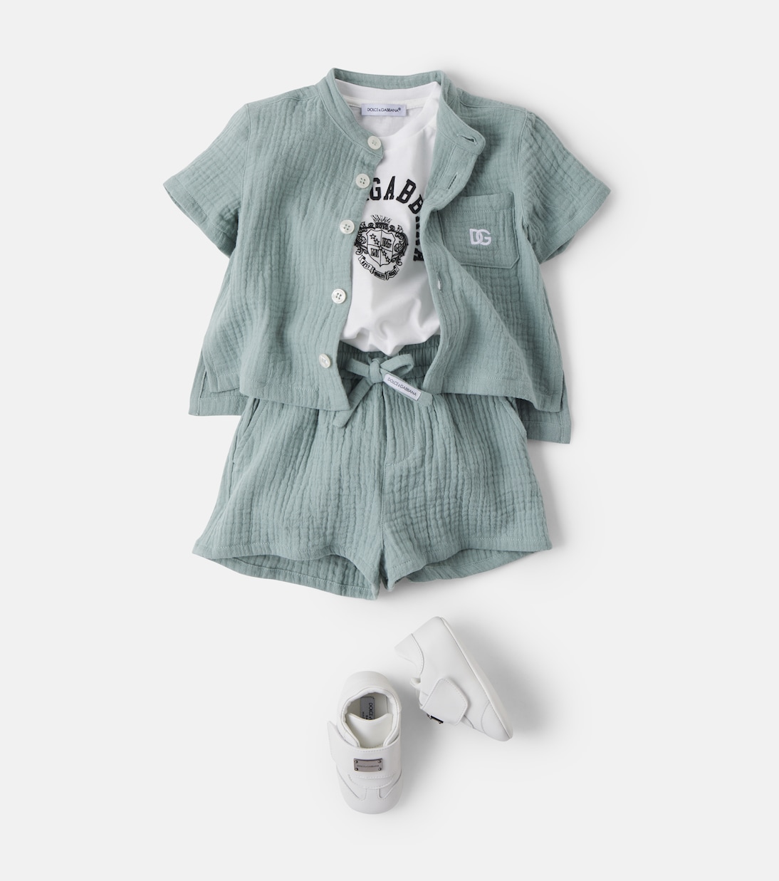 Baby Shorts DG aus Baumwolle | Dolce&Gabbana Kids