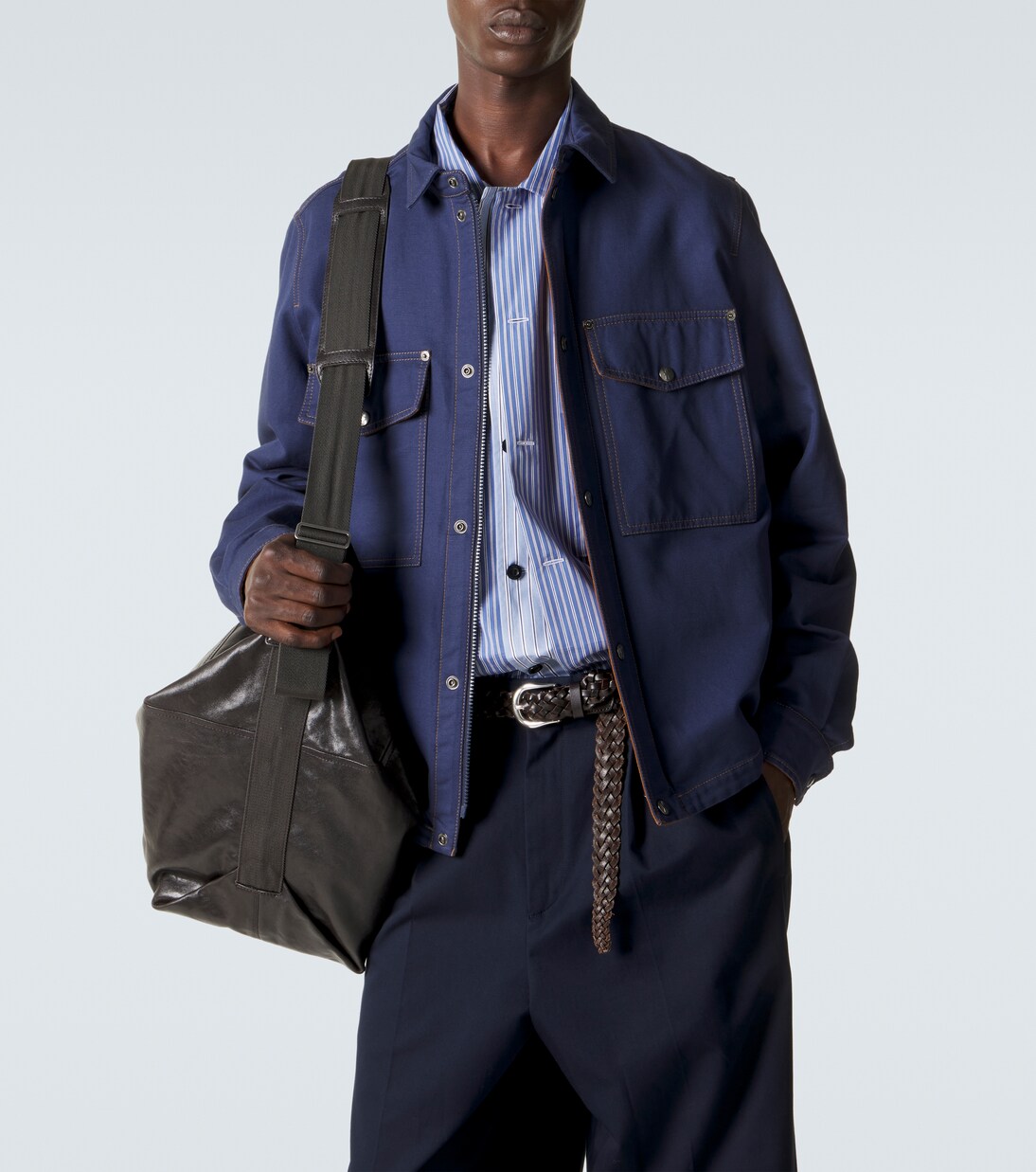 Cotton and linen field jacket | Moncler