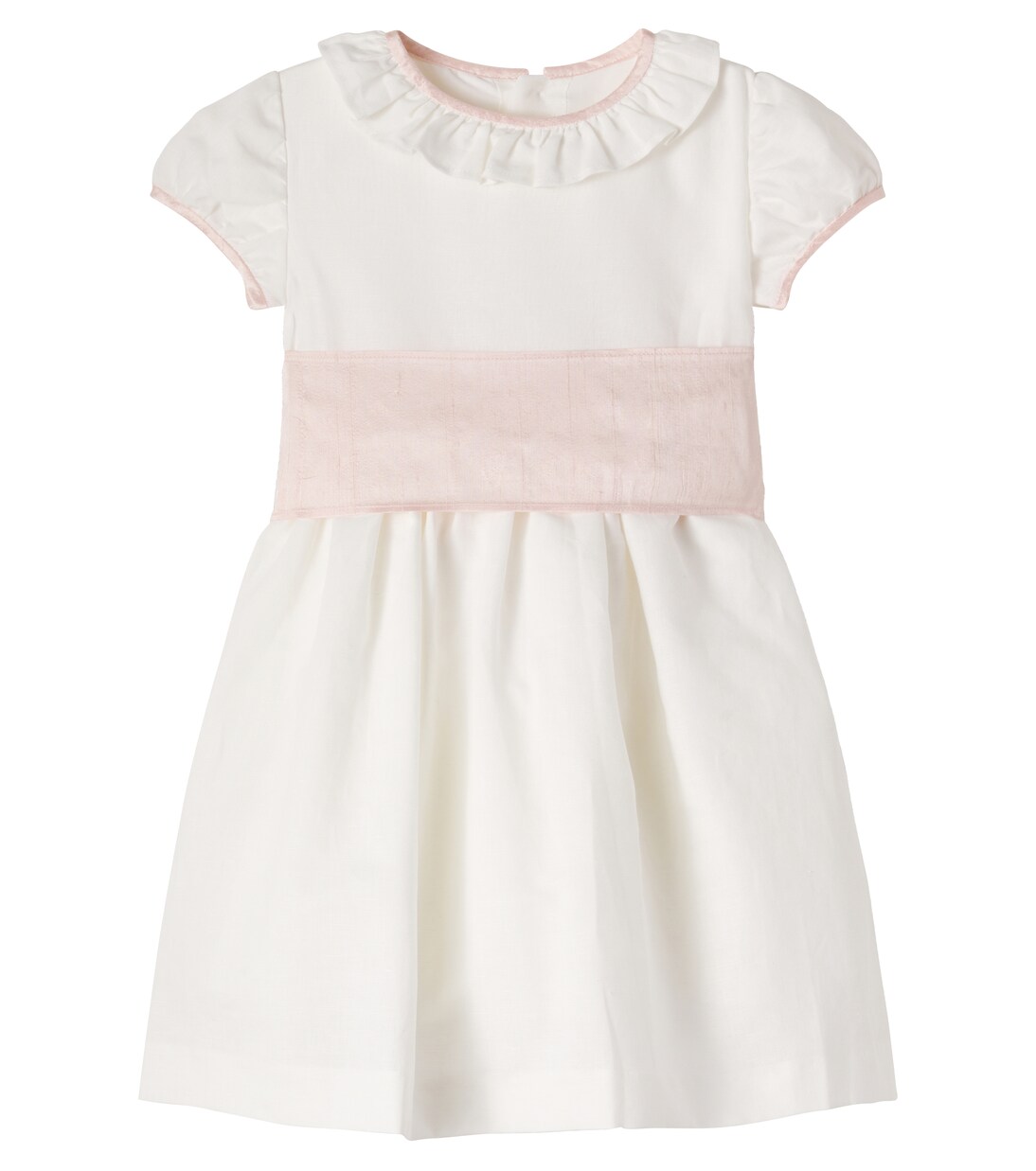Bow-detail linen and cotton dress | Pepa London