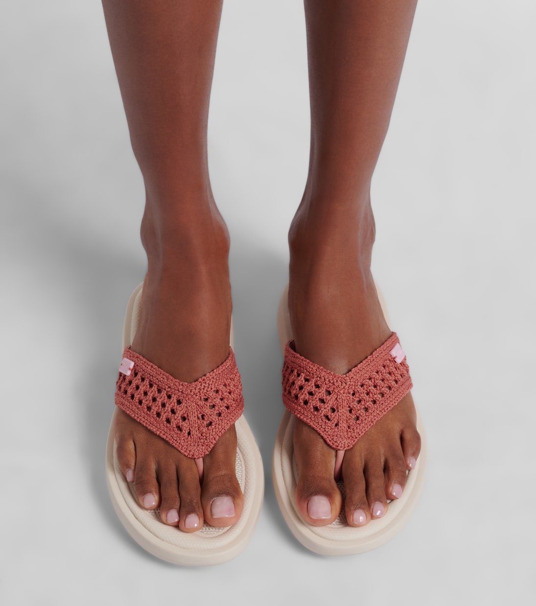 La Poolette crochet thong sandals | Chloé