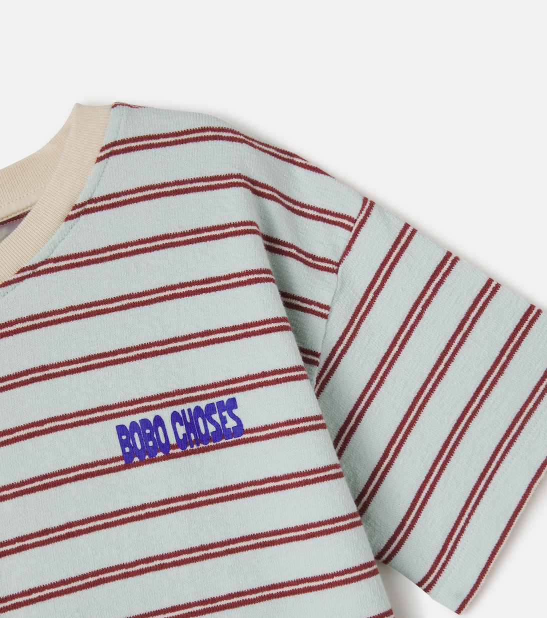 T-shirt rayé en coton | Bobo Choses