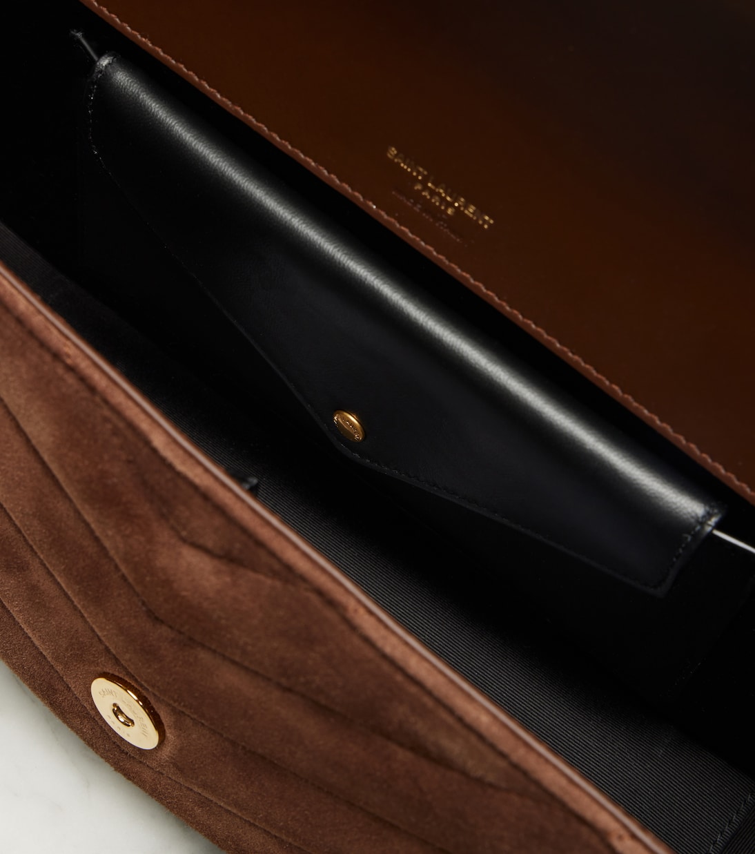 Loulou Medium suede shoulder bag | Saint Laurent