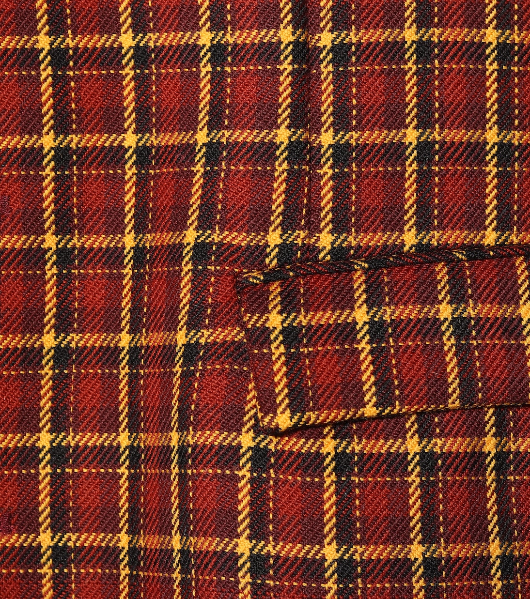 Checked wool blazer | Plan C