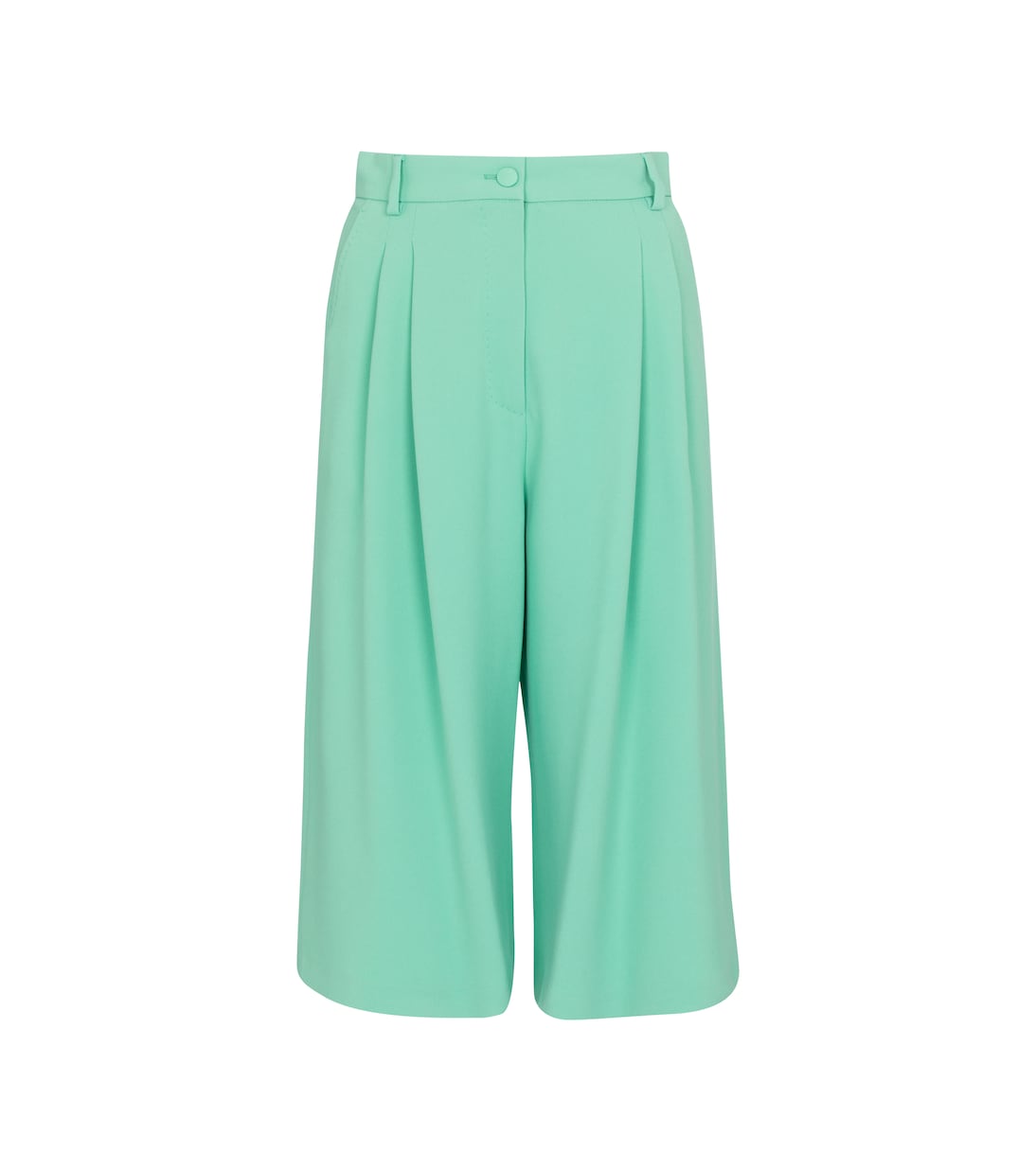 High-rise stretch-cady Bermuda shorts | Dolce&Gabbana