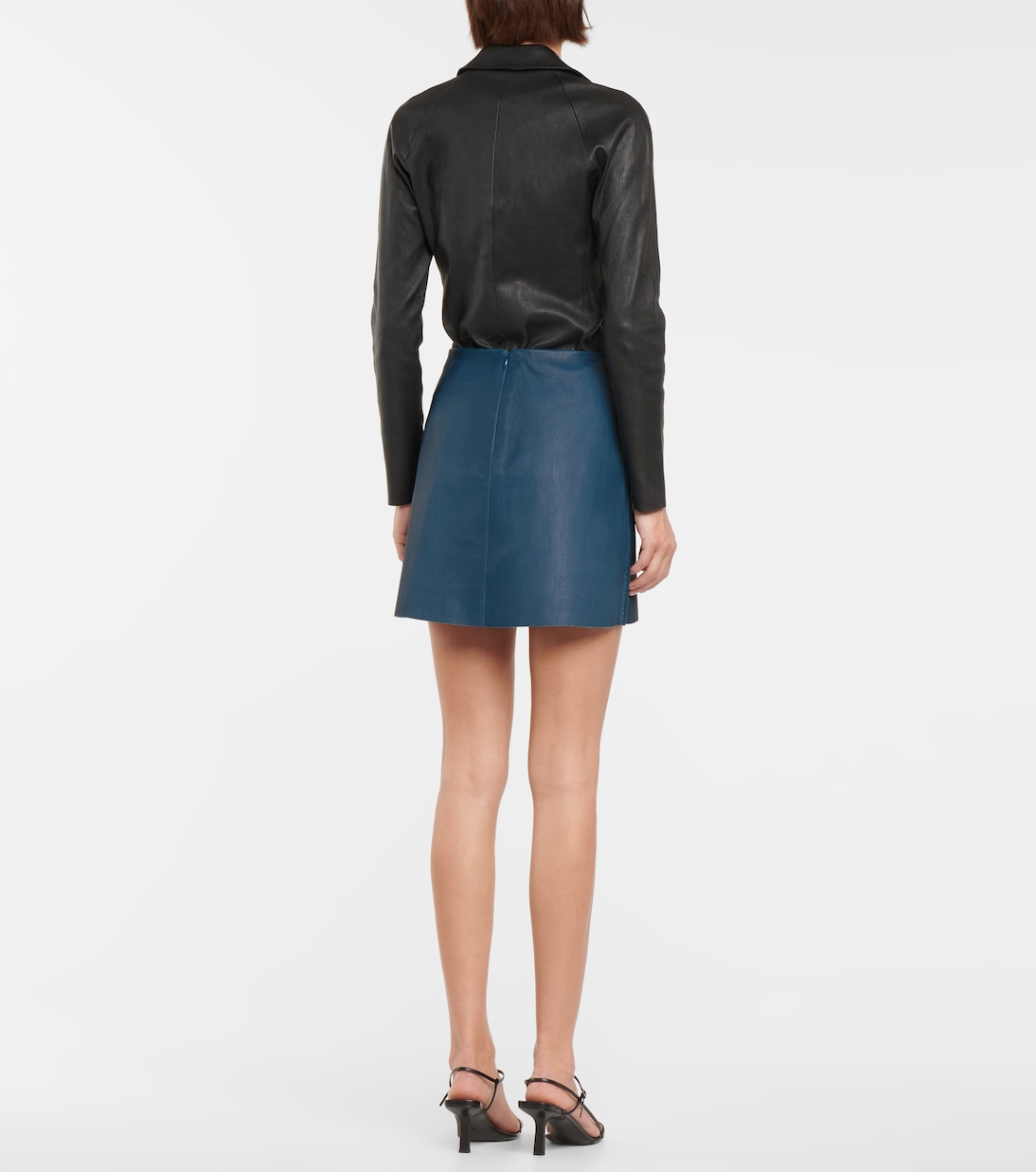 Minifalda Santa María de piel | Stouls