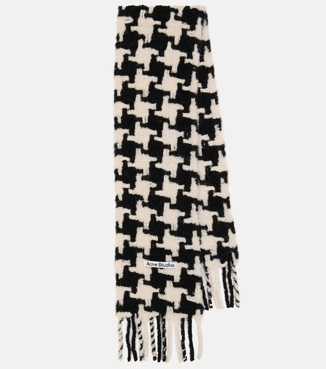 Sciarpa in misto alpaca pied-de-poule | Acne Studios