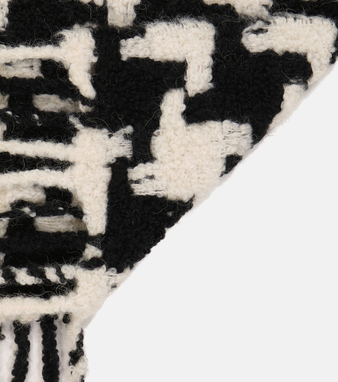Sciarpa in misto alpaca pied-de-poule | Acne Studios