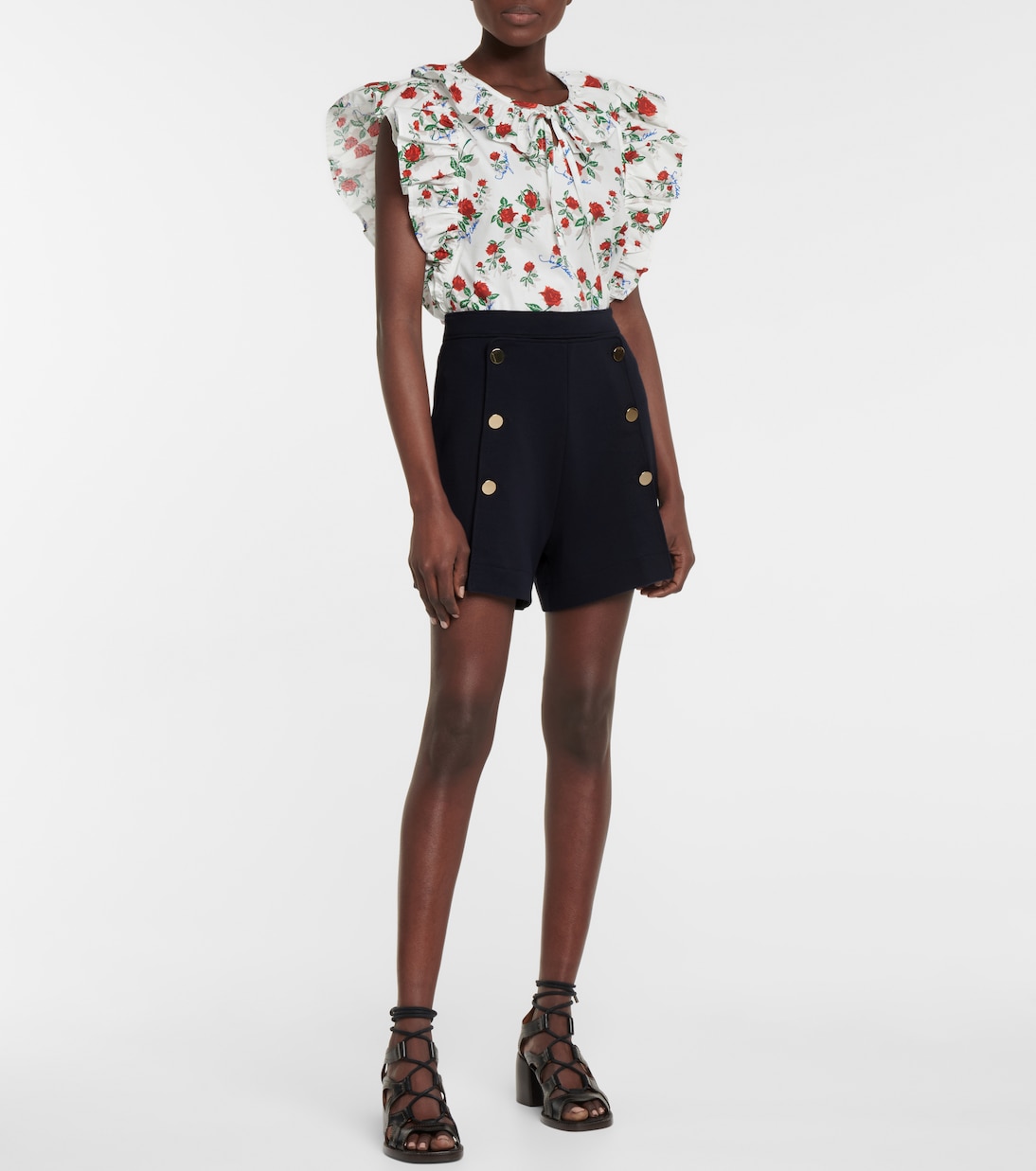 Bedrucktes Top aus Baumwolle | See By Chloé
