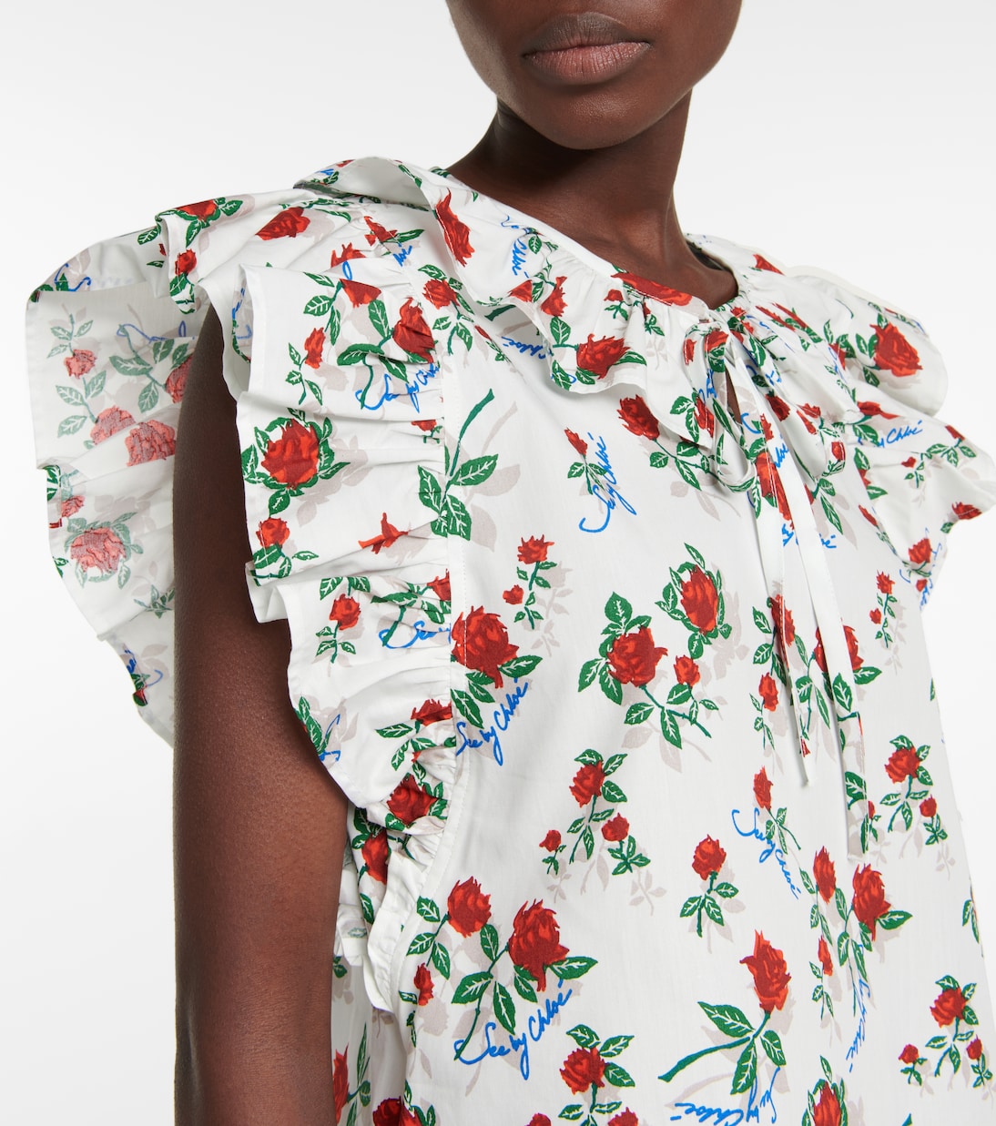Bedrucktes Top aus Baumwolle | See By Chloé