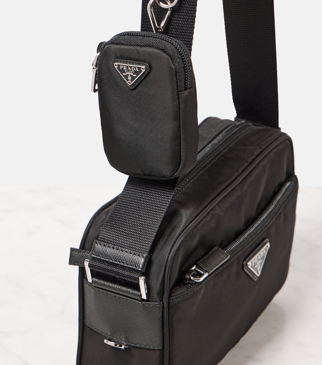 Borsa a spalla Small in Re-Nylon | Prada