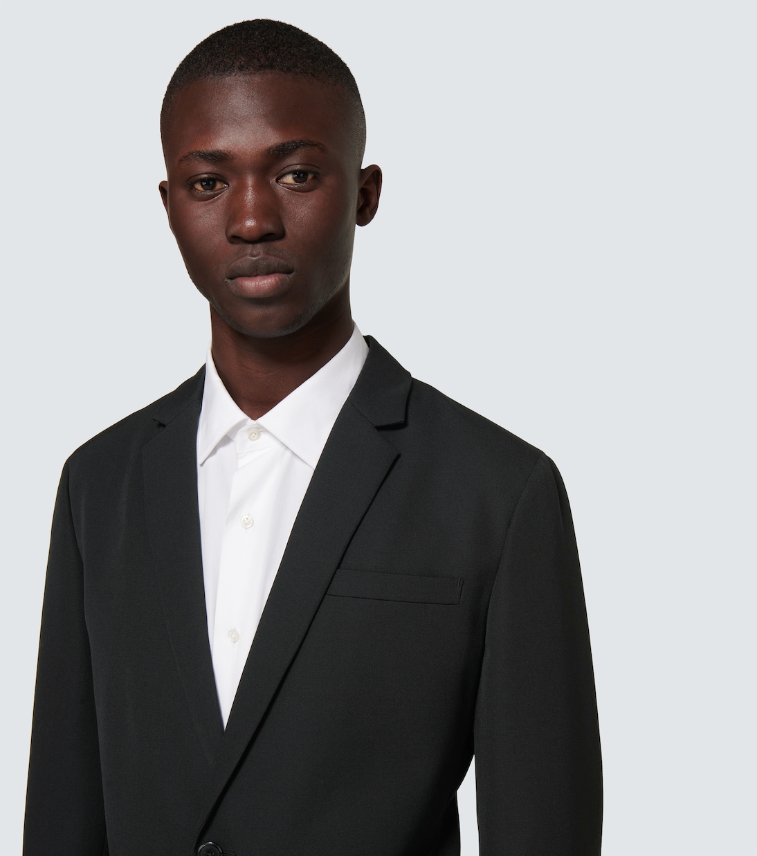 Blazer en laine à boucle | Prada