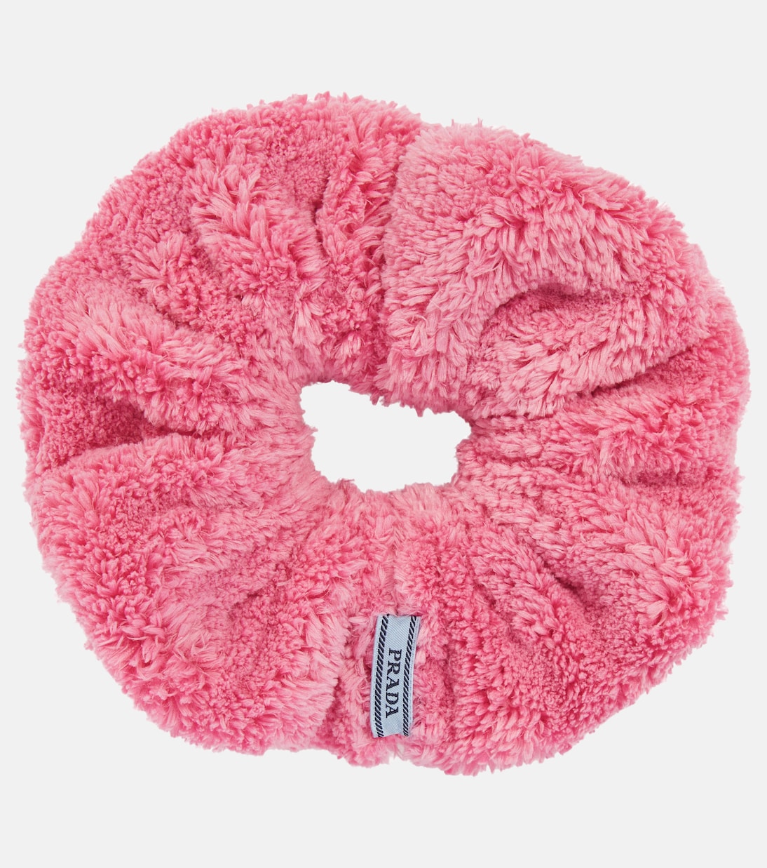 PRADA Finto Pellicciotto Scrunchy per Giovani Stilisti