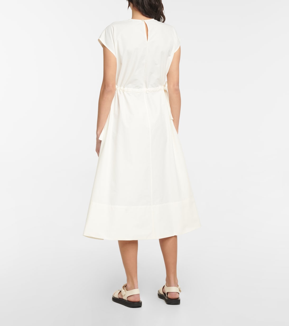Daisy cotton-blend midi dress | Deveaux New York