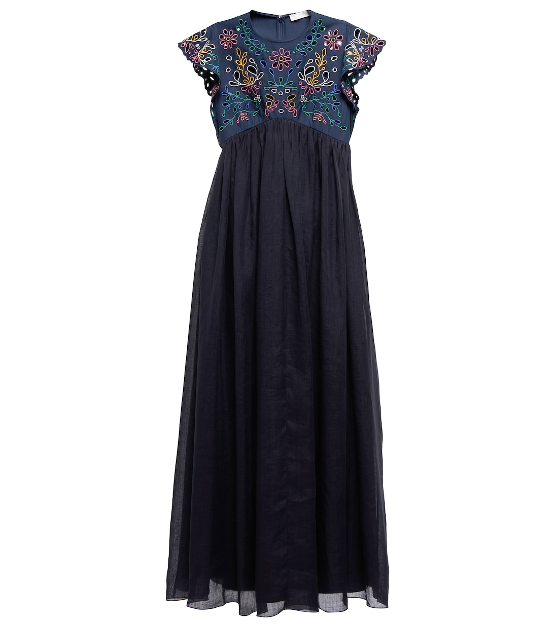 Besticktes Maxikleid aus Baumwolle | Chloé
