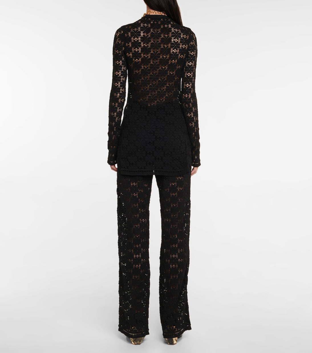 Besticktes Longsleeve aus Baumwolle | Jil Sander