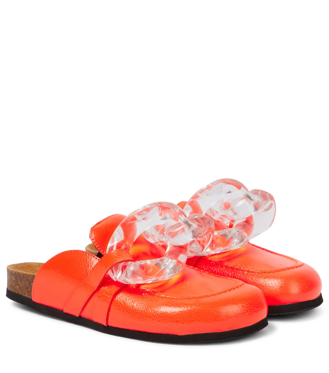 Slippers Chain in pelle | JW Anderson