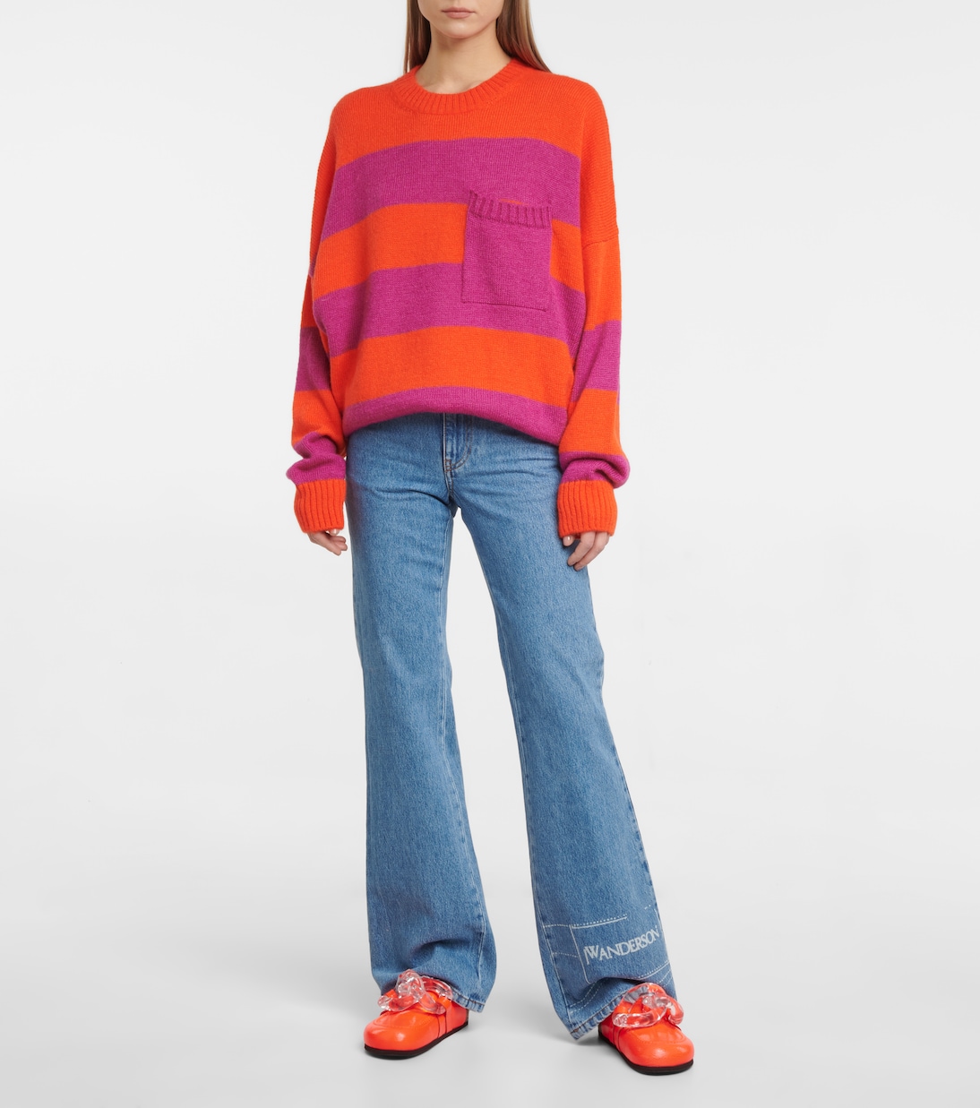 Slippers Chain in pelle | JW Anderson