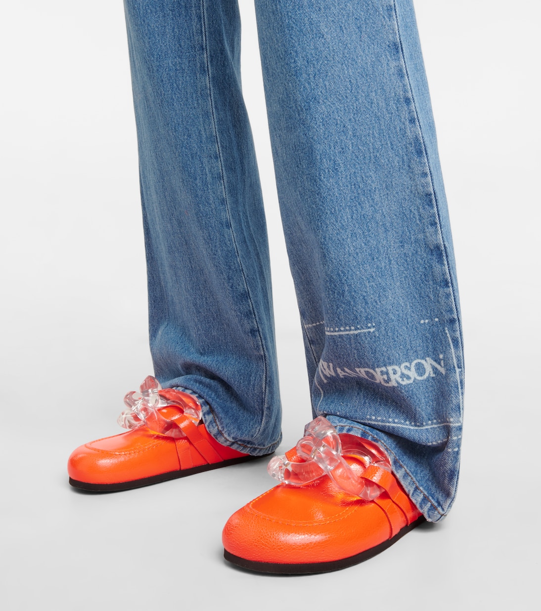 Slippers Chain in pelle | JW Anderson