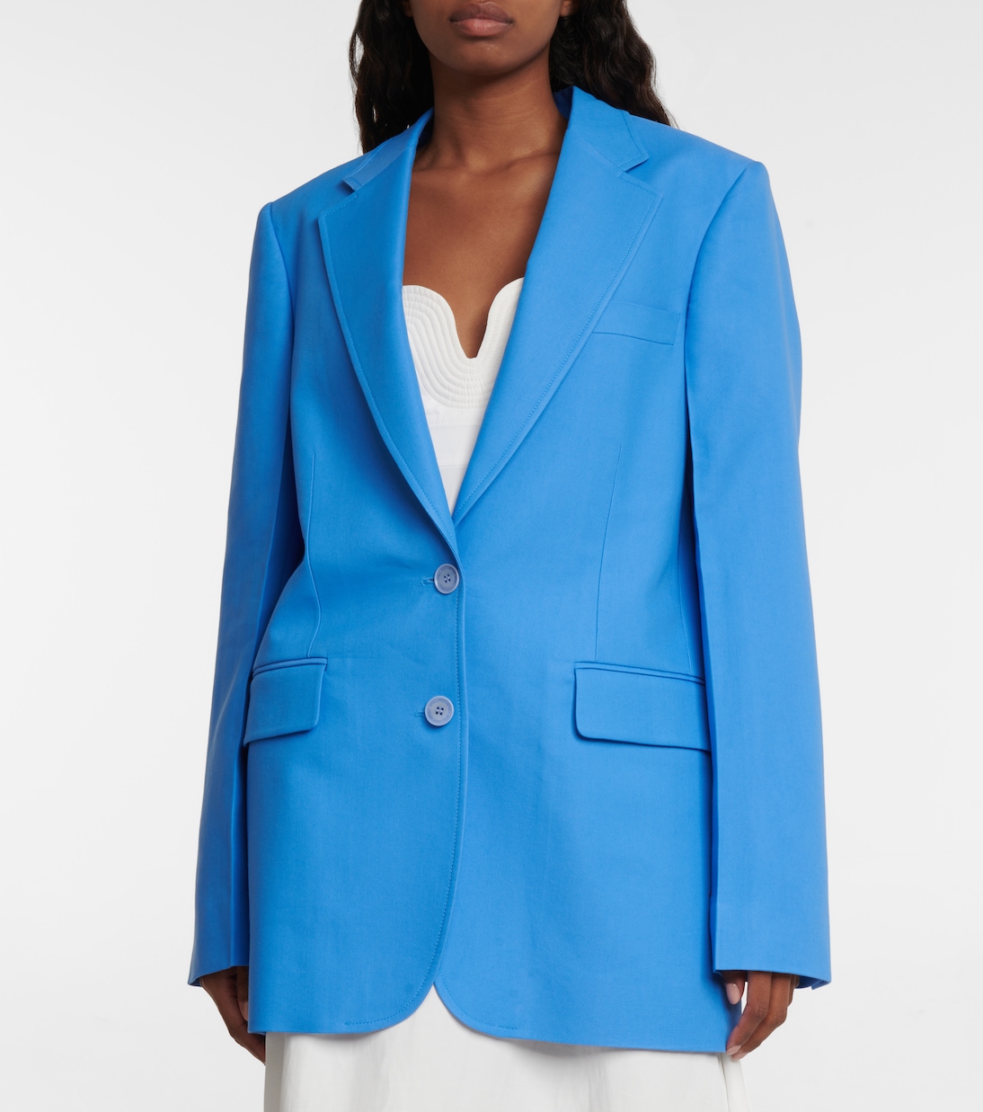 Single-breasted twill blazer | Stella McCartney