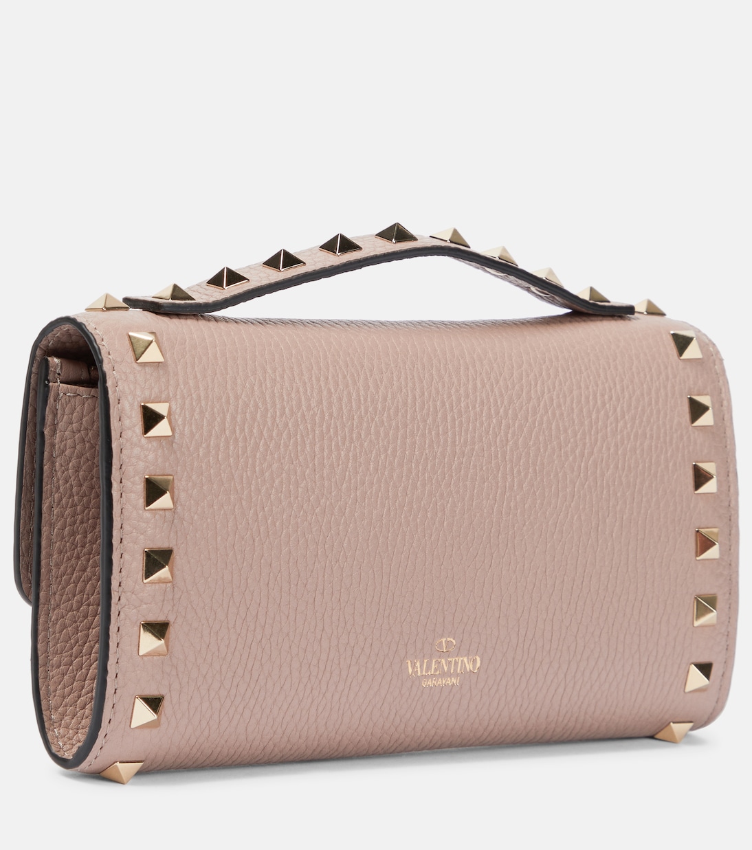 Cartera con cadena Rockstud Mini de piel | Valentino Garavani