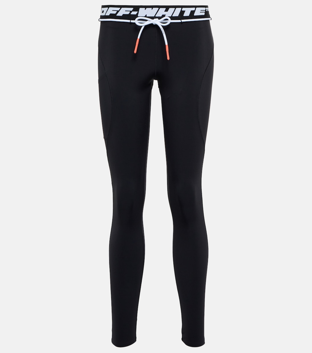 Low-Rise Leggings aus Jacquard | Off-White