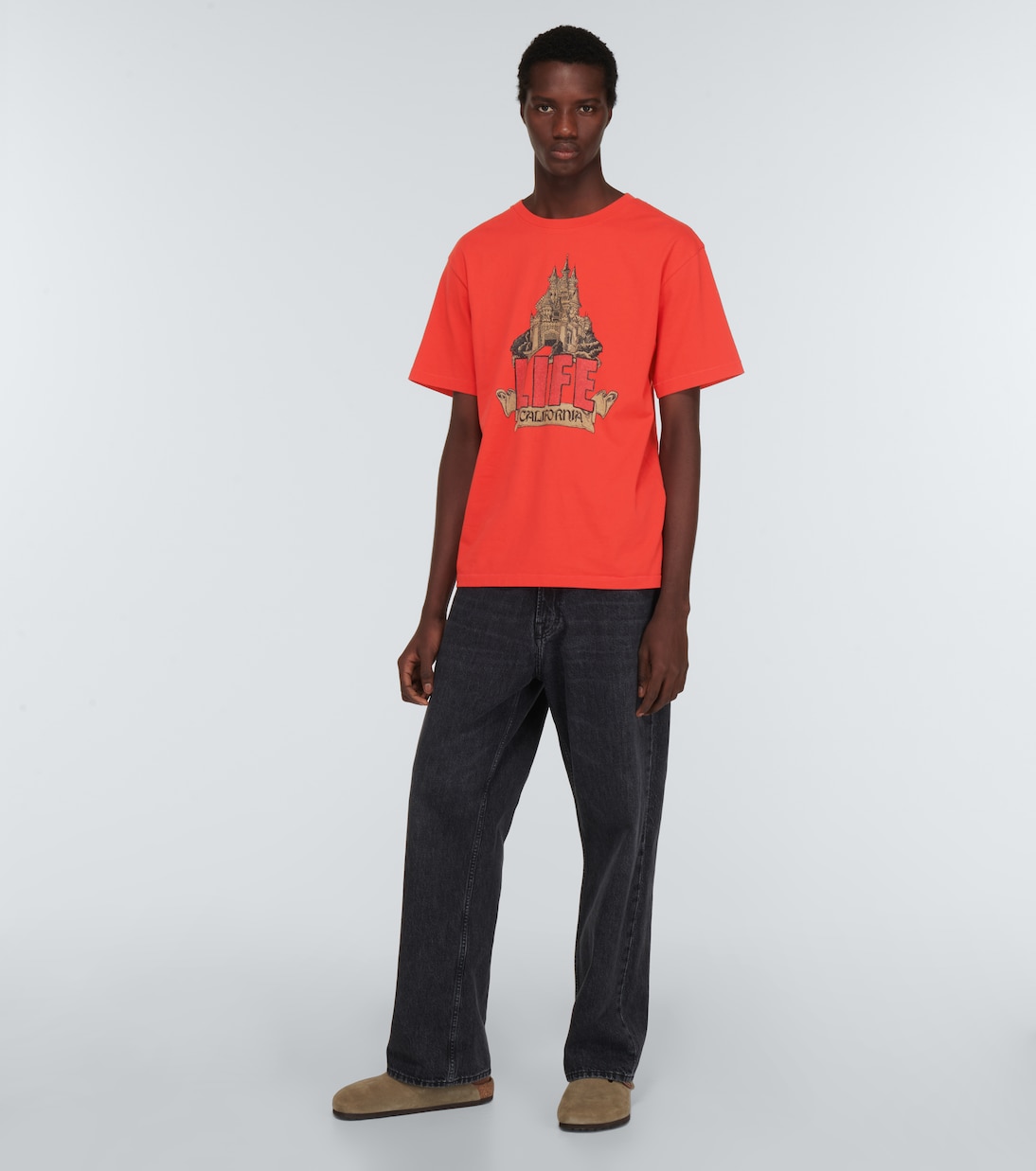 Printed cotton jersey T-shirt | ERL