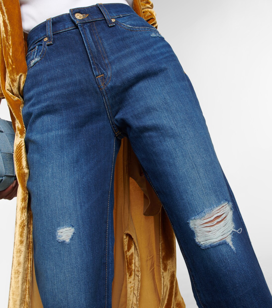 Riley Ankle Boot high-rise jeans | 7 For All Mankind