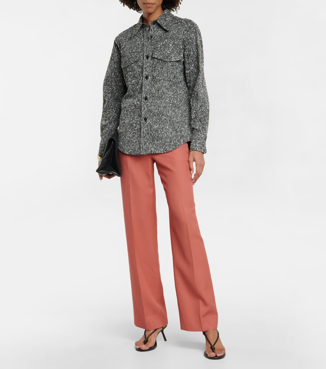 Hemd aus Bouclé | Victoria Beckham