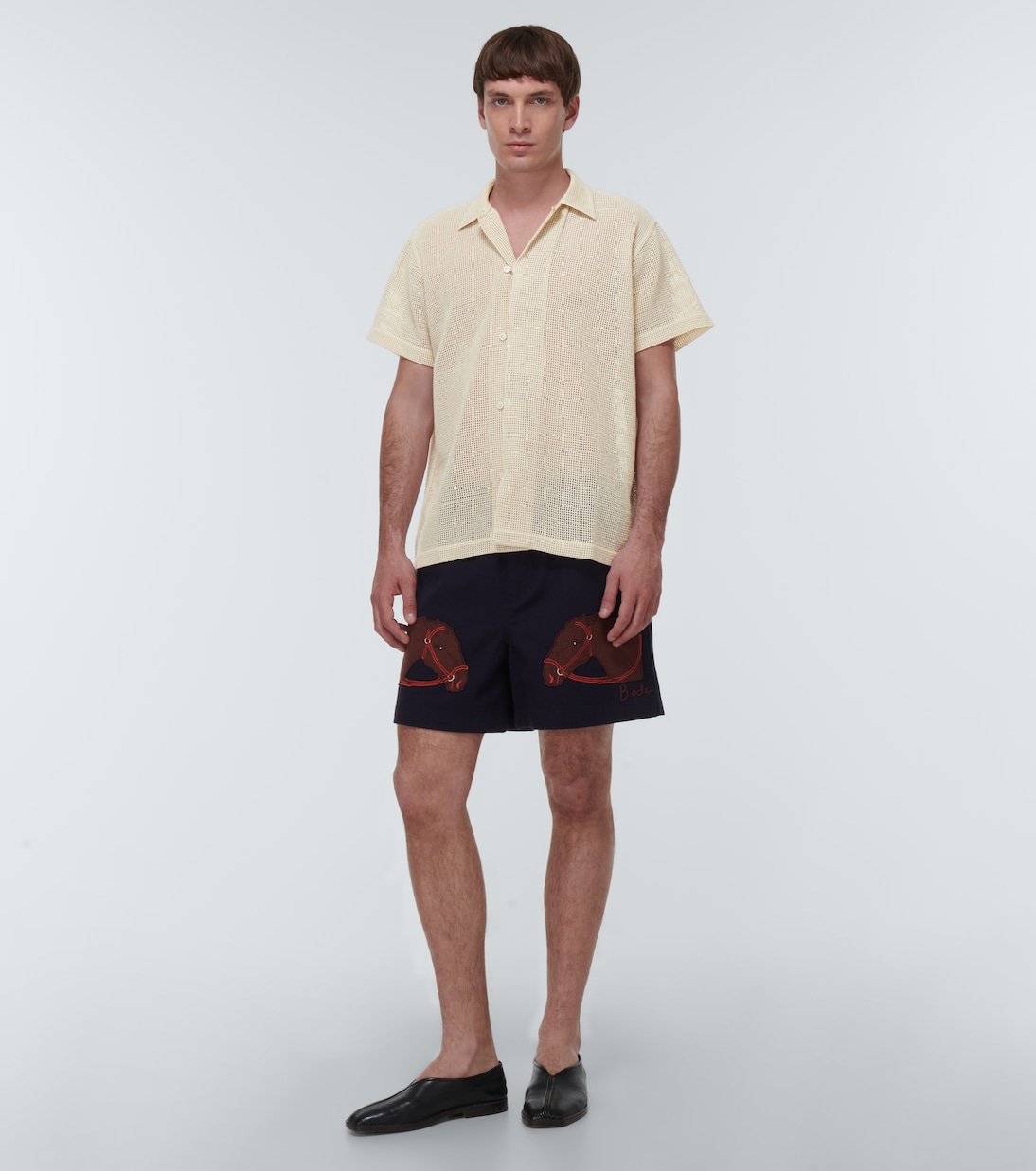 Camicia Open Weave in cotone | Bode