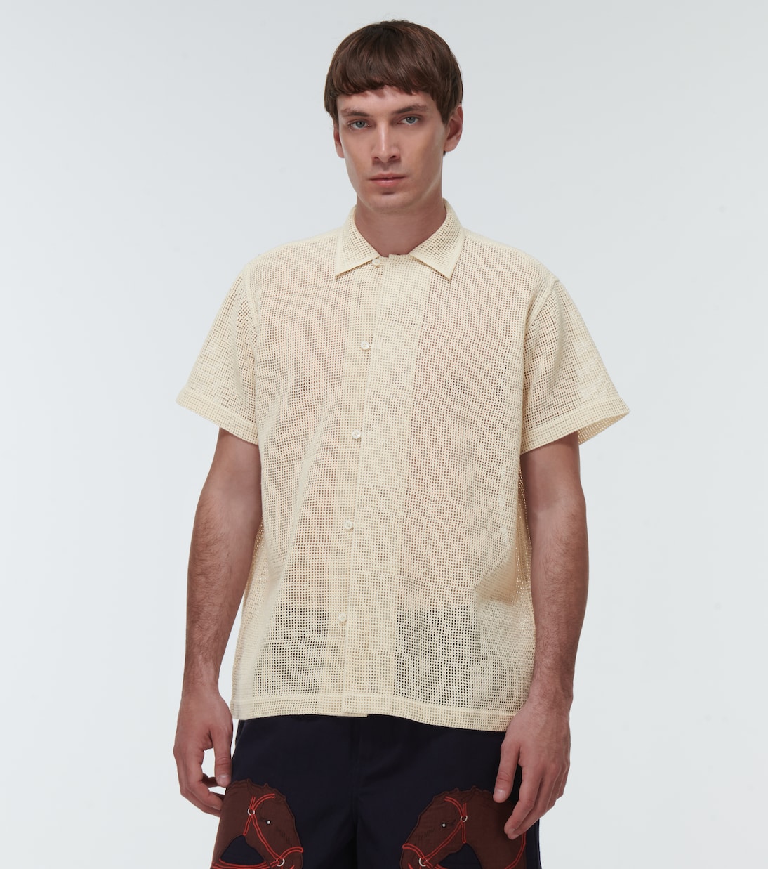 Camicia Open Weave in cotone | Bode