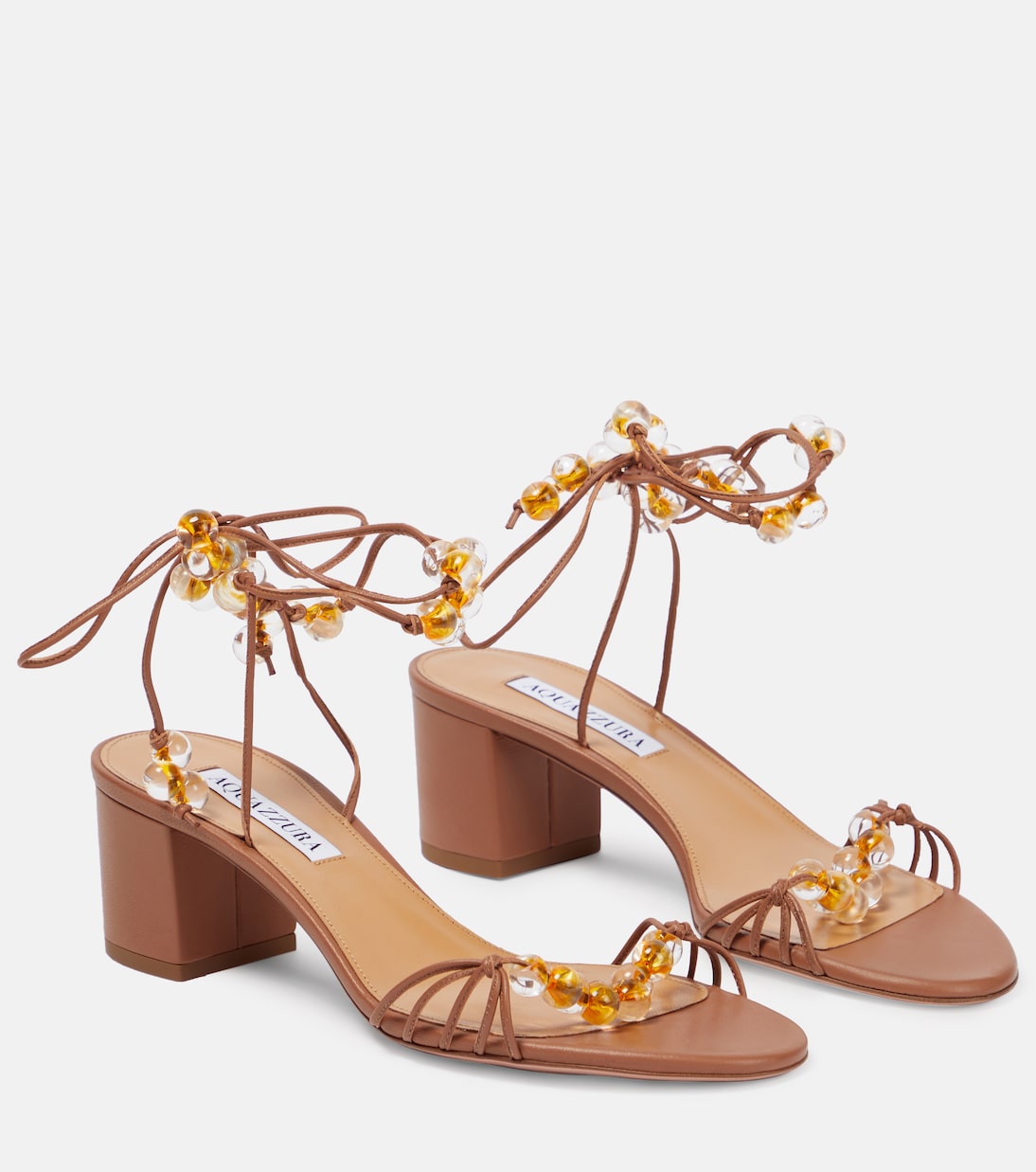 Very Maui 50 leather sandals | Aquazzura