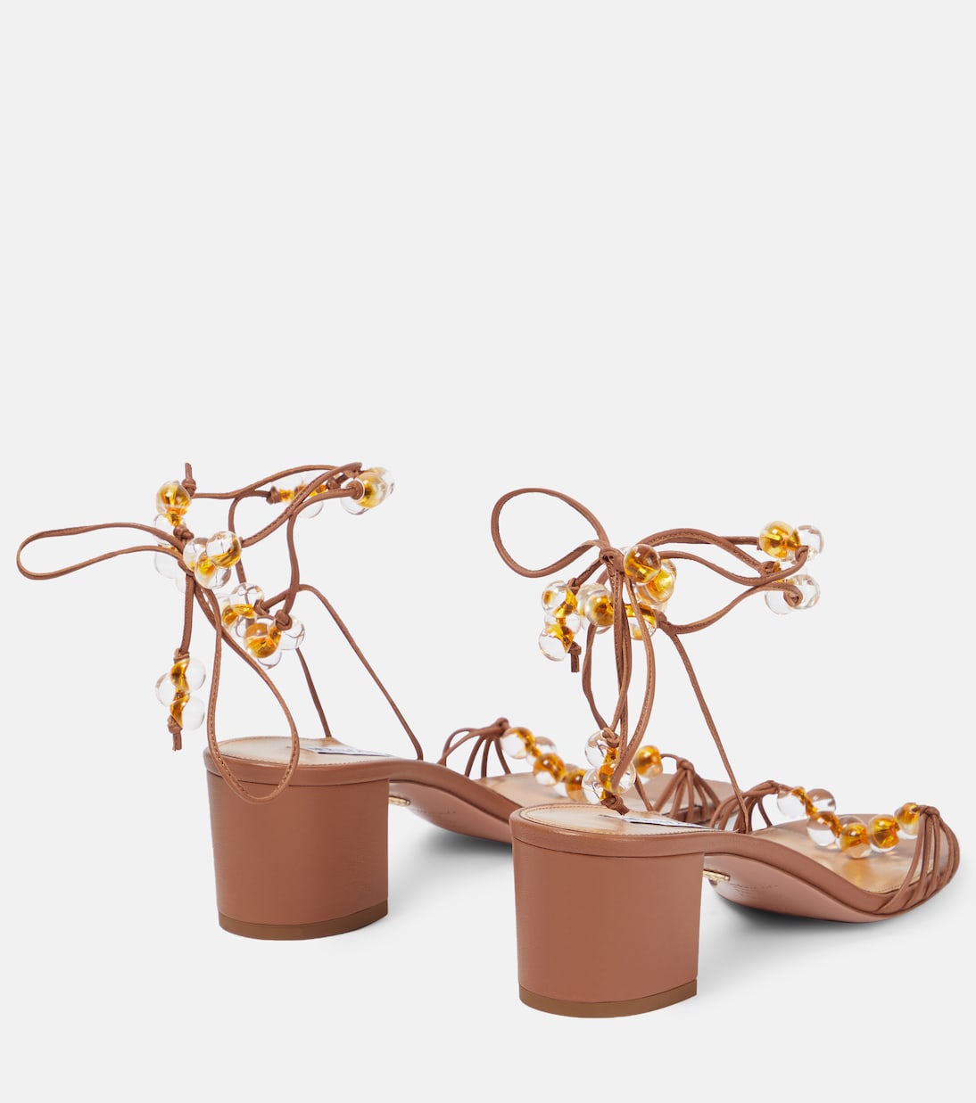 Very Maui 50 leather sandals | Aquazzura