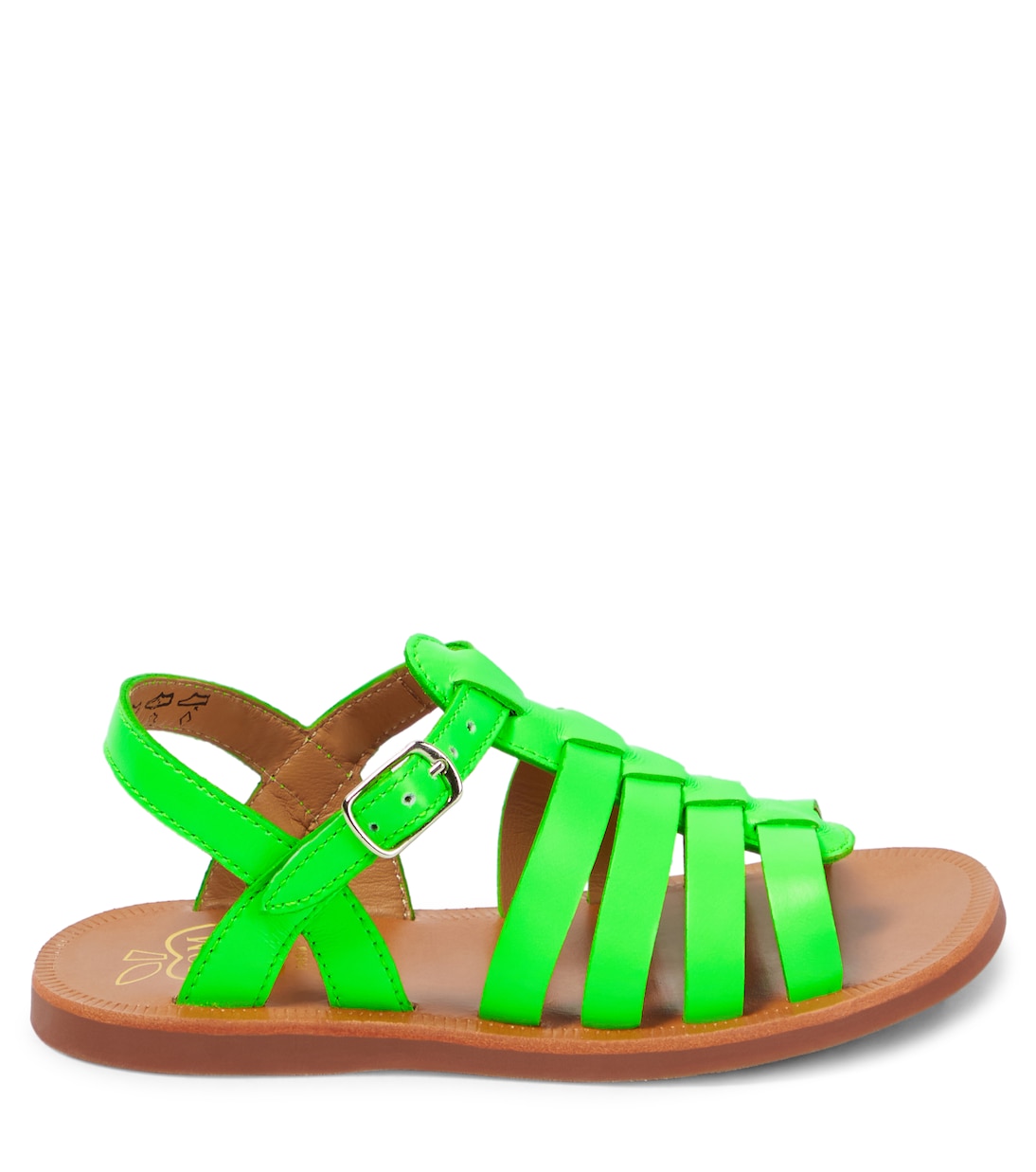 Sandali Plagette Strap in pelle | Pom d'Api