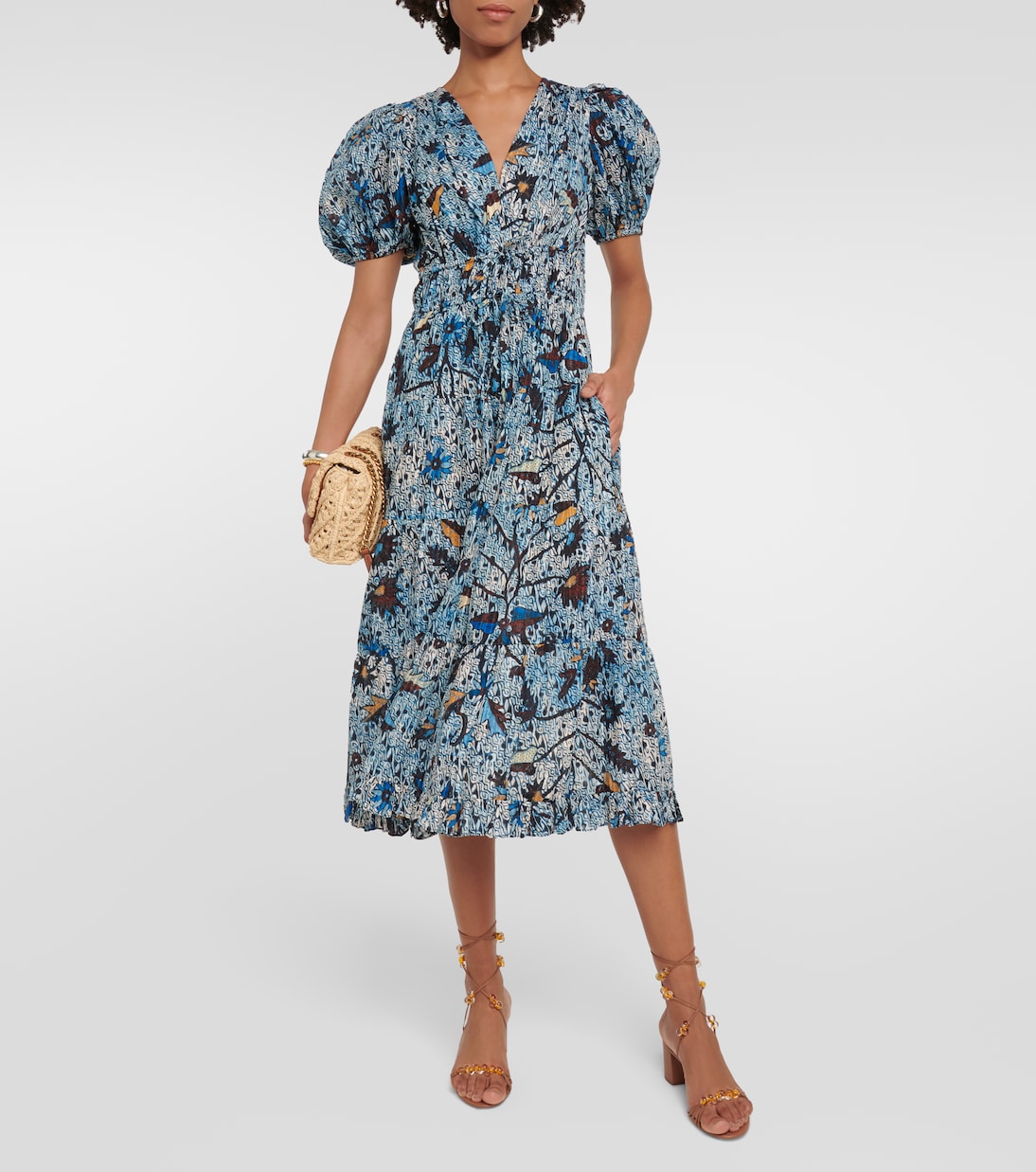 Thelma printed midi dress | Ulla Johnson