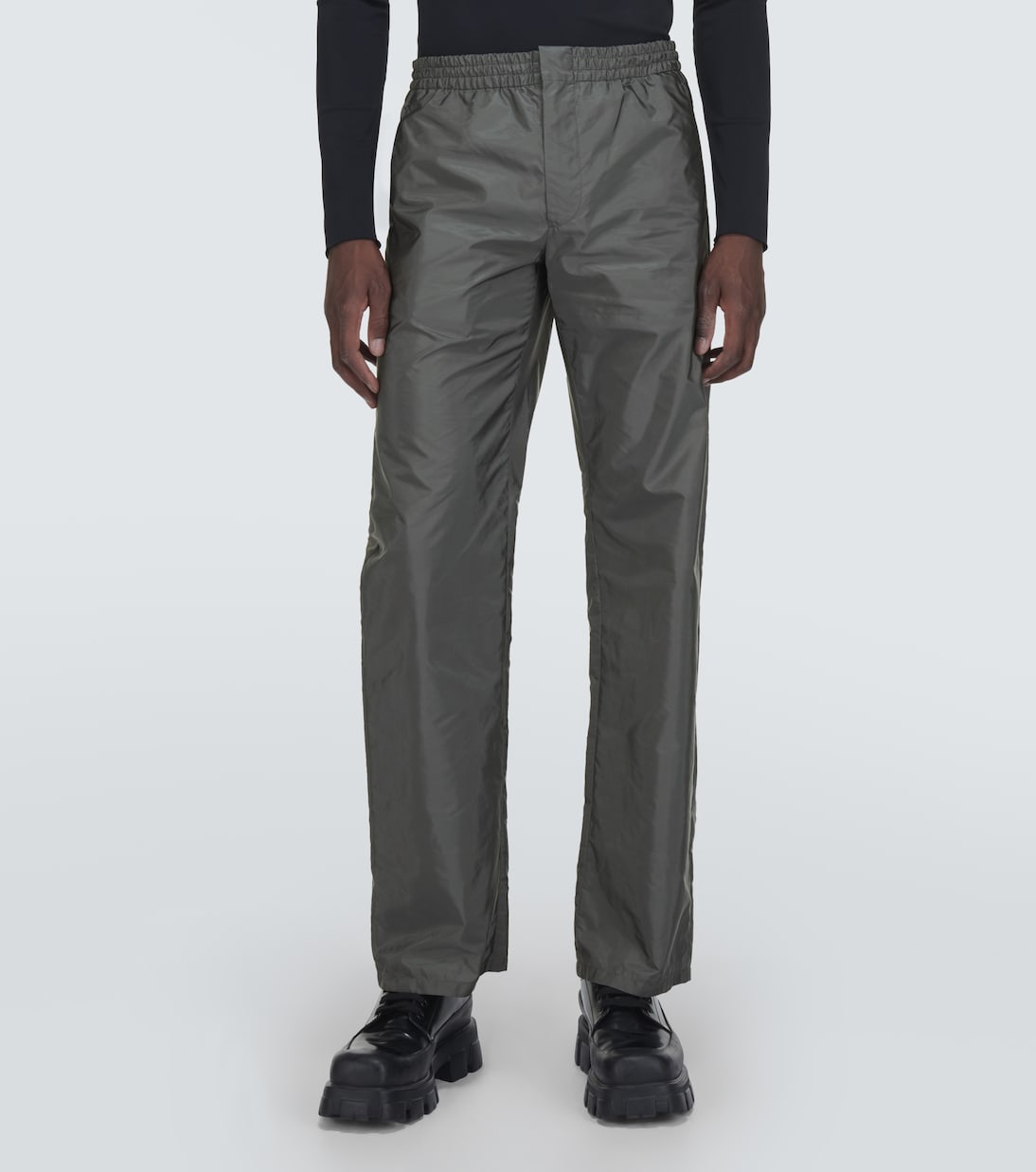 Pantaloni regular in Re-Nylon | Prada