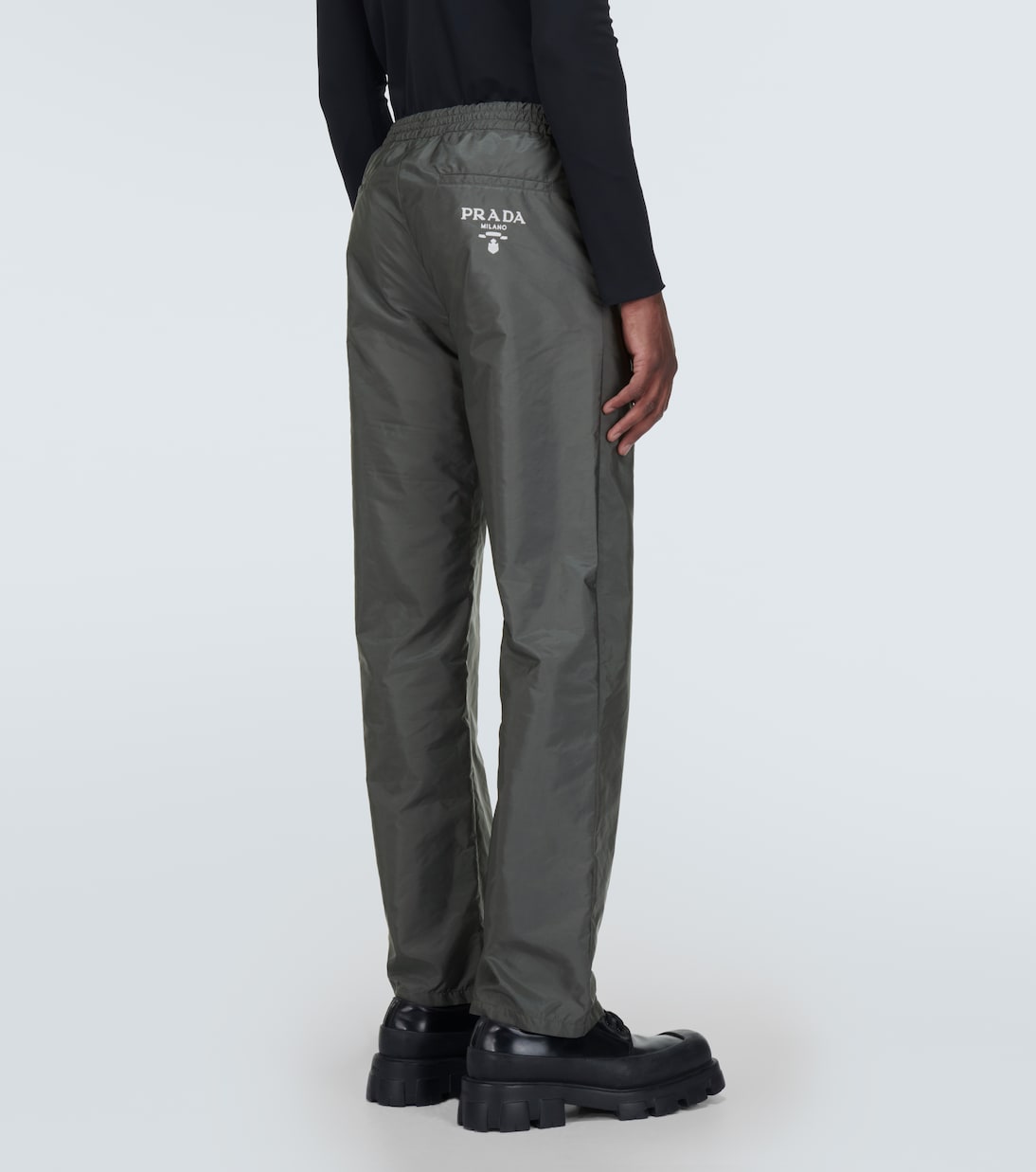 Pantaloni regular in Re-Nylon | Prada