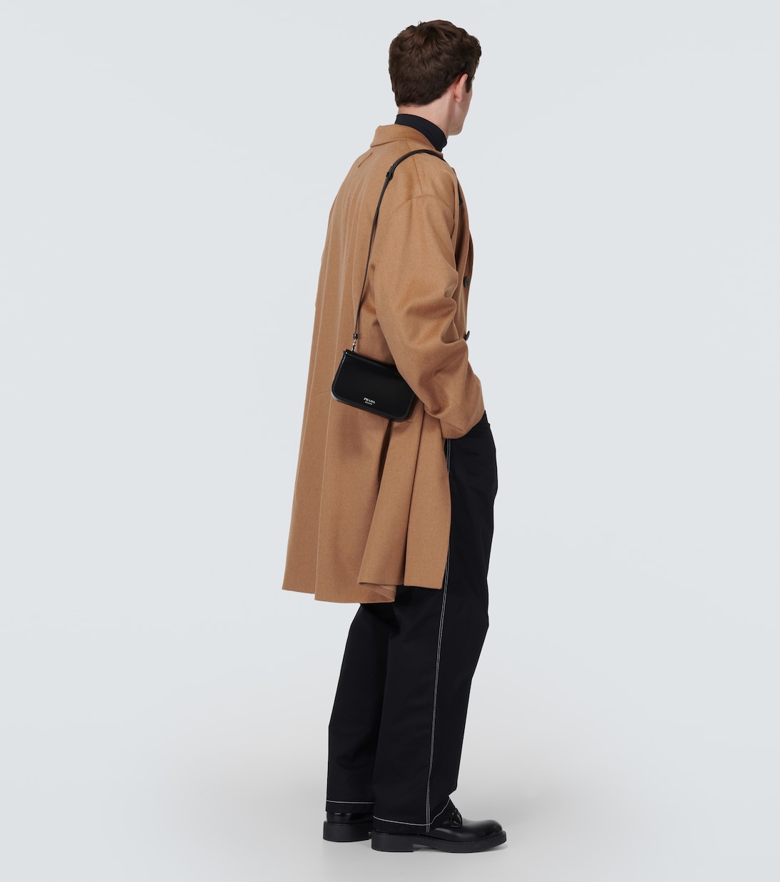 Messenger Bag Mini aus Leder | Prada